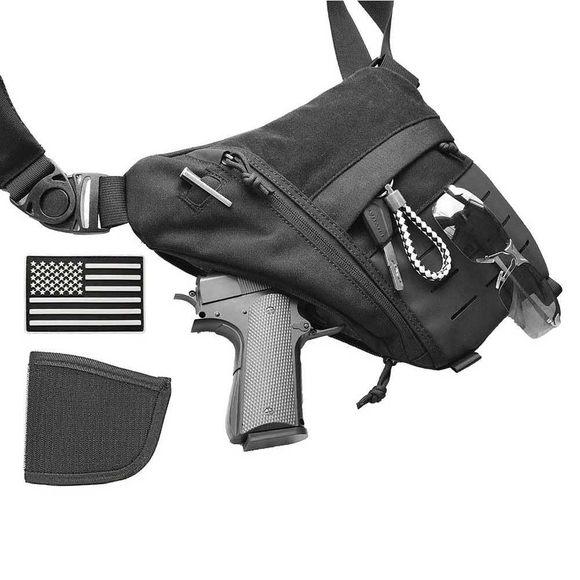 Tactical Crossbody Sling Bag Men Anti-Theft Ccw Sling Bag Edc Carry -_- - Picture 1 of 6